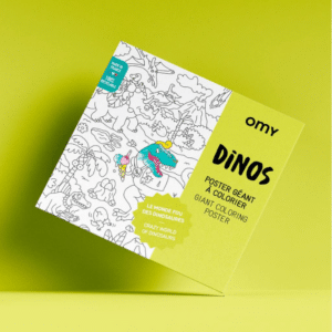 Omy maison grote kleurplaat Dinos
