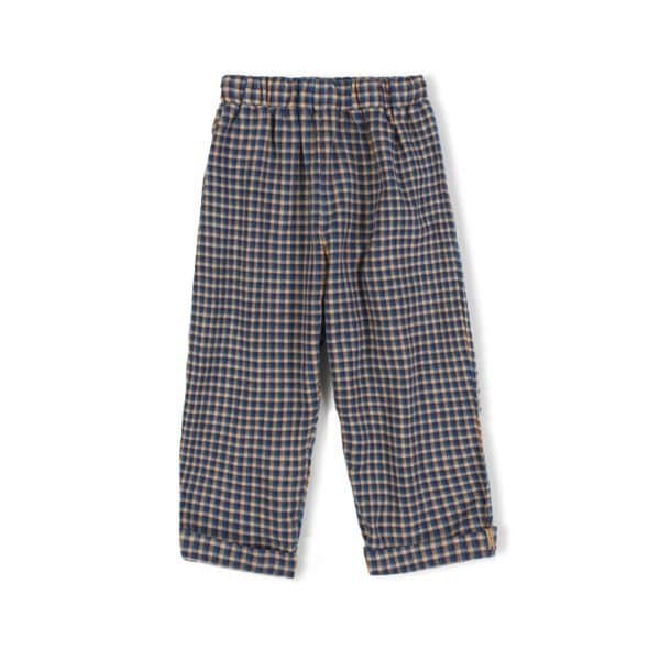 Nixnut stic pants indigo checkered - Kind zo blij