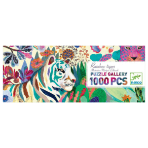 Djeco puzzel 1000 rainbow tijgers