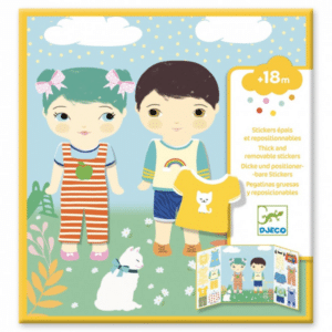 Djeco herbruikbare stickers  kleding