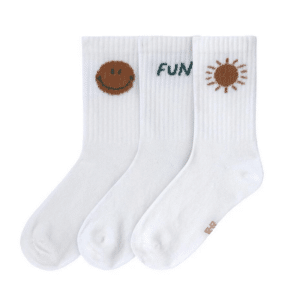 Lässig sokken 3 stuks smile sun