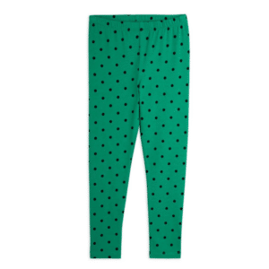 Mini Rodini legging polkadot green