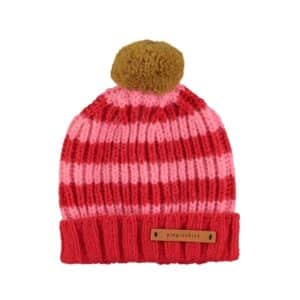 Piupiuchick muts pompon red - pink