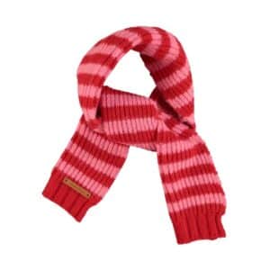 Piupiuchick sjaal stripe red - pink