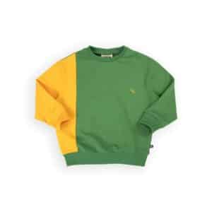 CarlijnQ sweater basic groen - geel