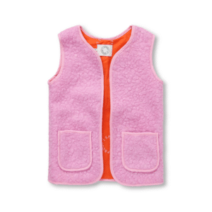 Sproet & Sprout gilet teddy pink