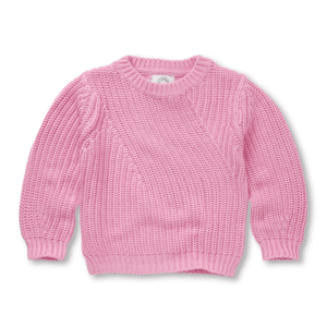 Sproet & Sprout sweater cable pink