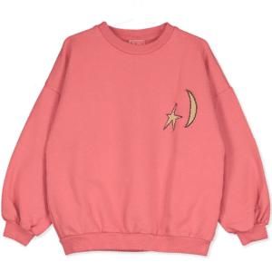 Lotiekids sweater moon & star coral