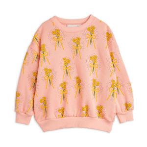 Mini Rodini sweater winter flowers